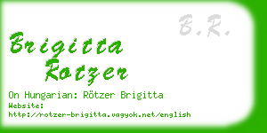 brigitta rotzer business card